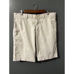 Banana Republic Mens Classic Fit Beige Chino Shorts Size 34